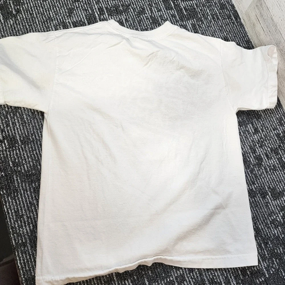 Reebok T-Shirt Youth Large White New York Giants Super Bowl XLVI Champions